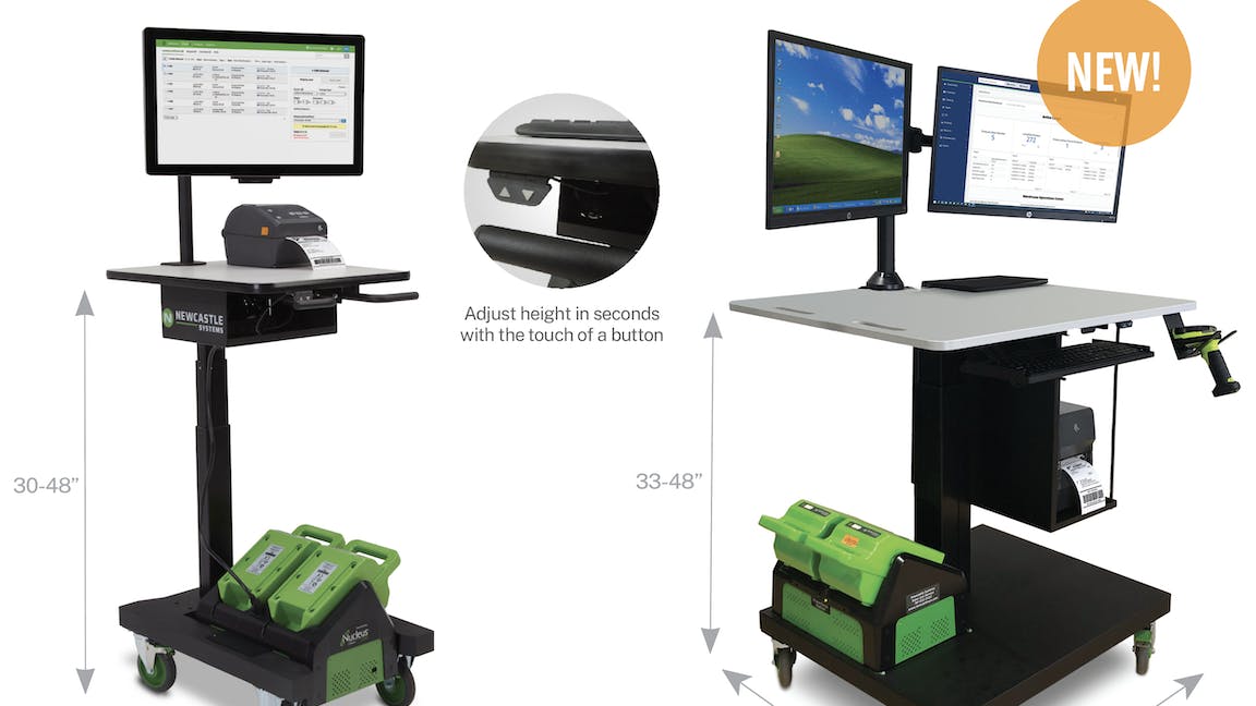 ProMat 2025: Height-Adjustable, Ergonomic Apex Series Powered Workstations