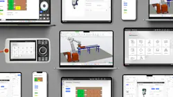 ABB AppStudio on multiple different devices/screens showing its flexibility ABB AppStudio on multiple different devices/screens showing its flexibility
