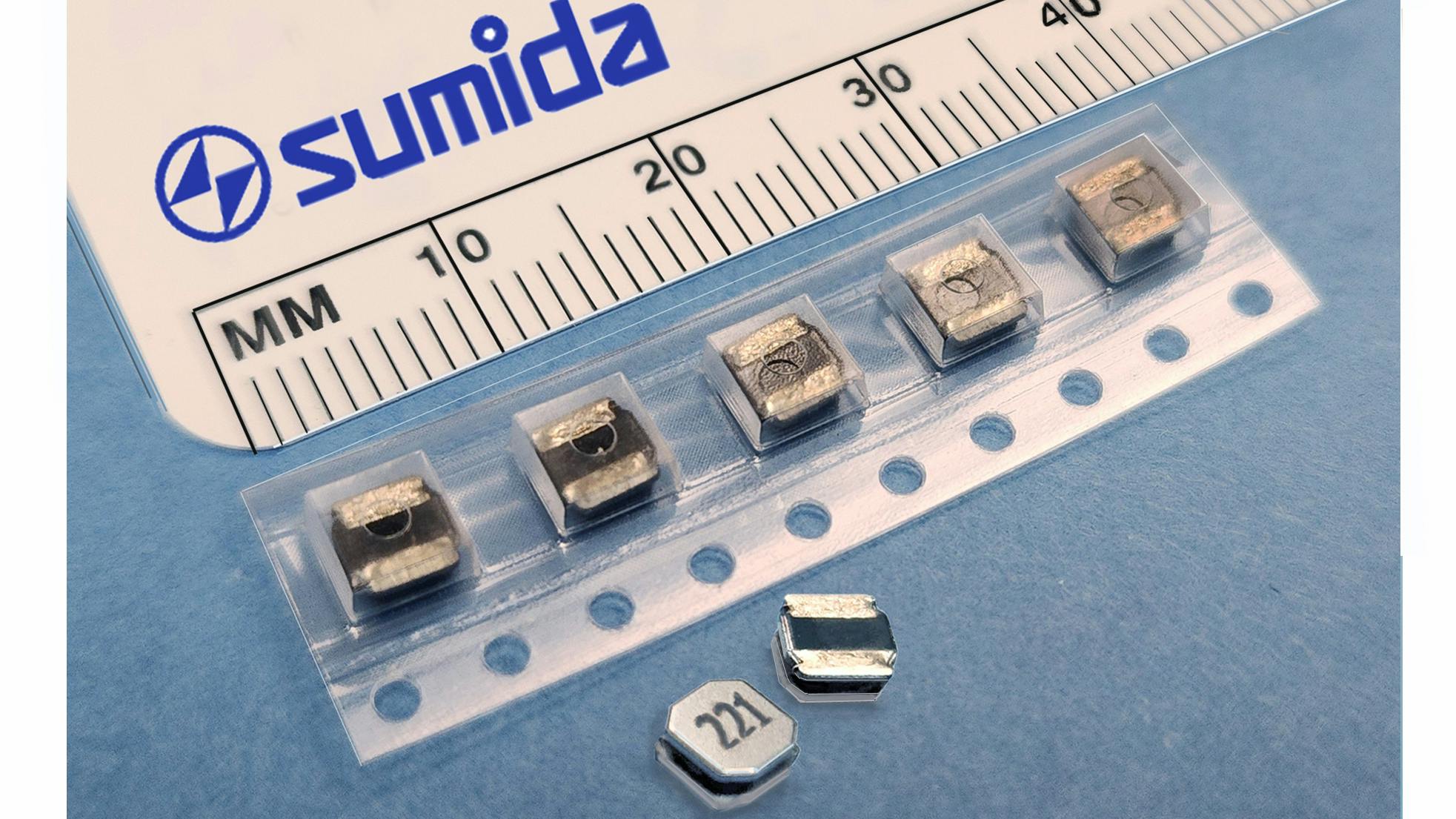 Resin-Shielded Surface-Mount Inductors Reduce EMI and Size