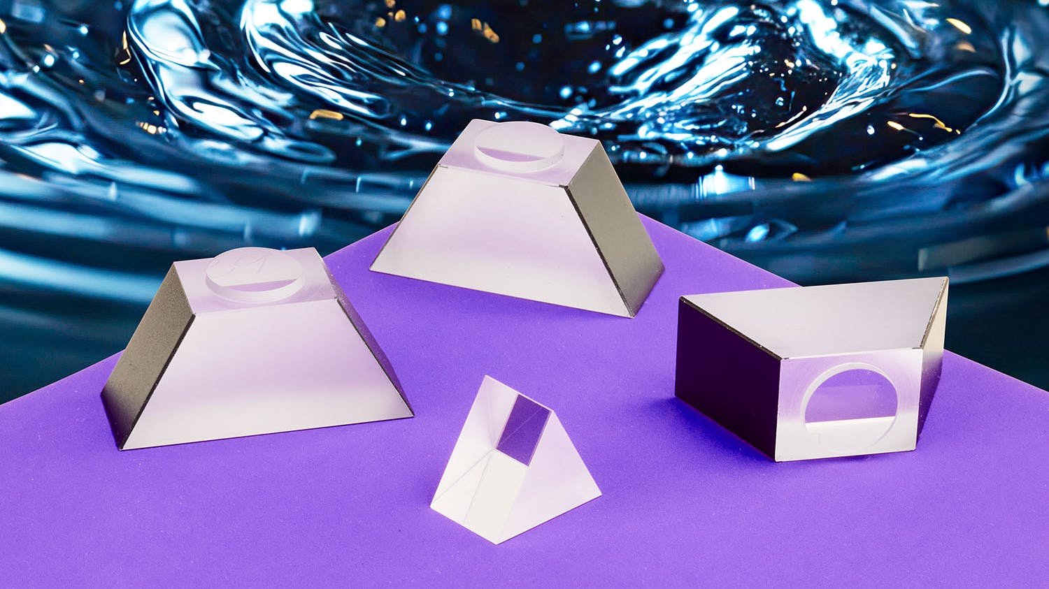 Sapphire Prisms for Light Refraction Withstand Harsh Environments