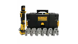 24kN Press Tool and Jaw Set Enables Quick HVACR Connections 24kN Press Tool and Jaw Set Enables Quick HVACR Connections