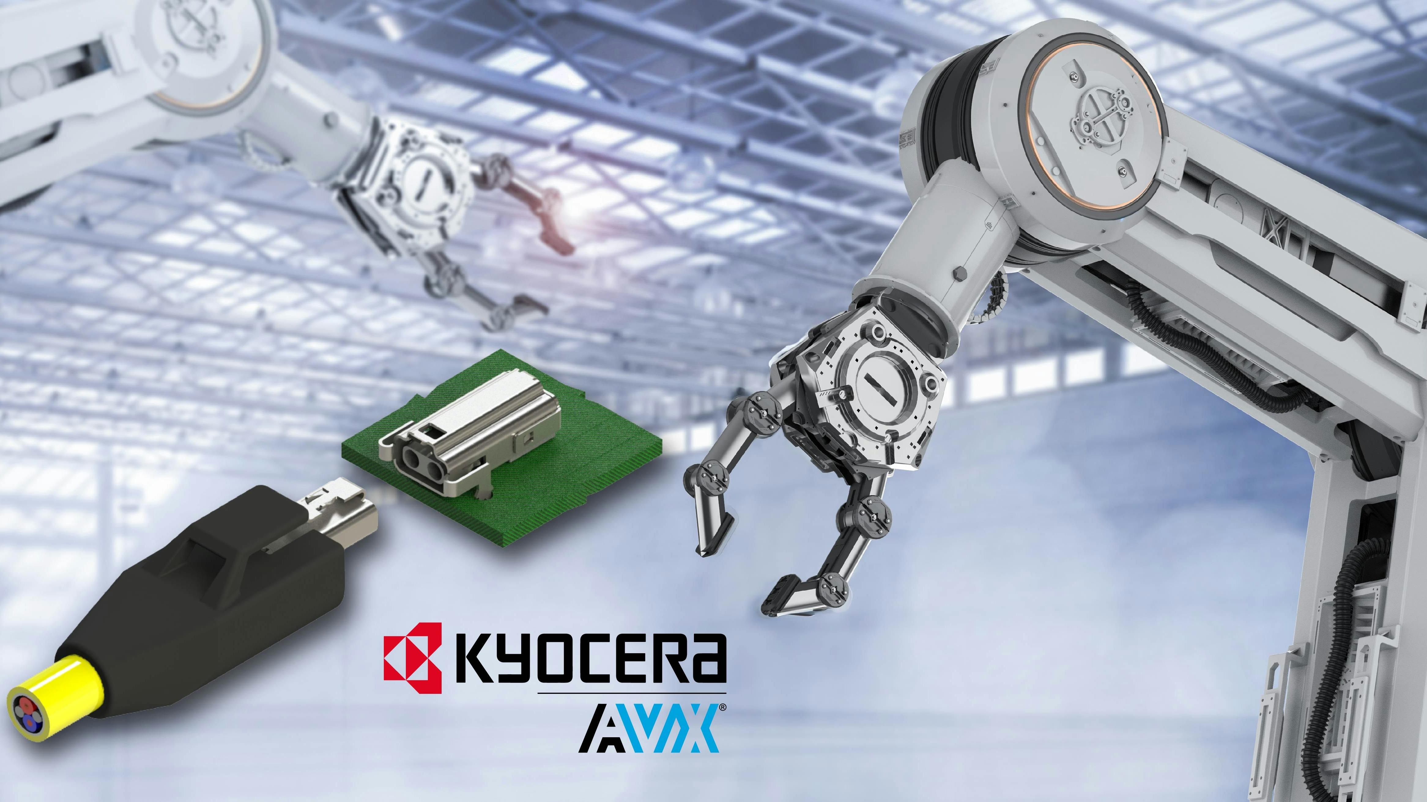 Kyocera AVX 6780-000 Series Ethernet Connectors Enable Power and Data Over Single Pair