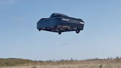 Alef test flying the Model A at a low altitude. Alef test flying the Model A at a low altitude.