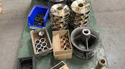 Parts waiting for assembly. Parts waiting for assembly.