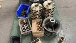 Parts waiting for assembly. Parts waiting for assembly.