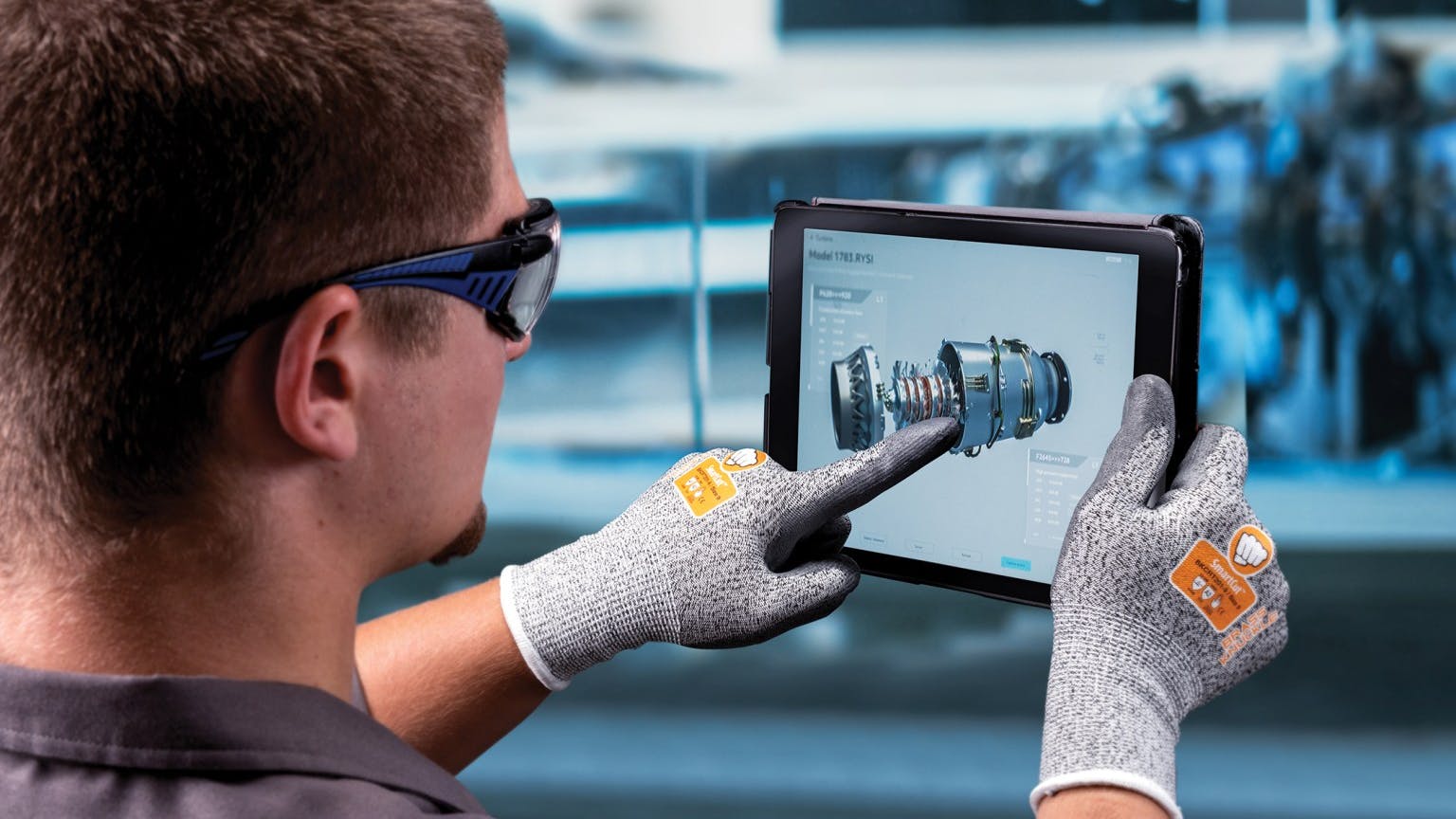 brassknucklesmartcuttouchscreenglovesbkcrt201foral