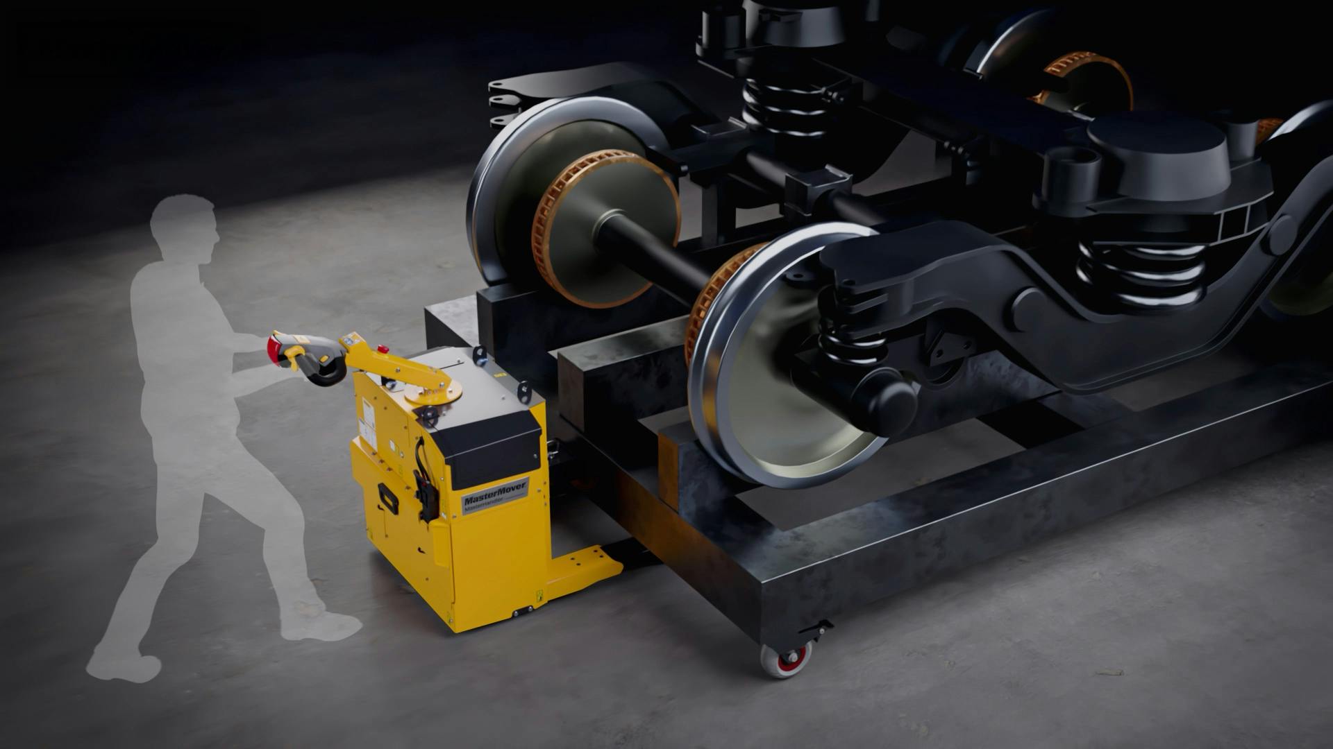 MasterHandler moving an engine.