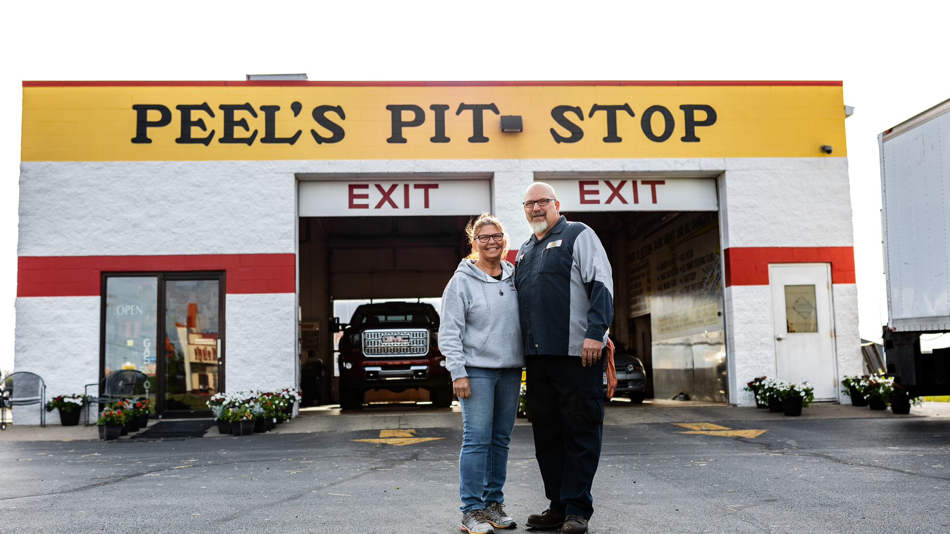 Business blooms for Pit's Peel Stop owners Barry Jr. and Janice Peel.