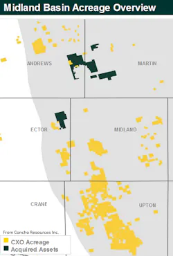 Content Dam Ogj Online Articles 2016 08 Concho Reliance Midland Deal Map Content Dam Ogj Online Articles 2016 08 Concho Reliance Midland Deal Map