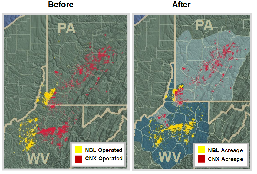 Content Dam Ogj Online Articles 2016 10 Noble Consol Marcellus Split Map