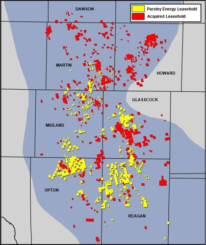 Parsley Double Eagle Midland Map