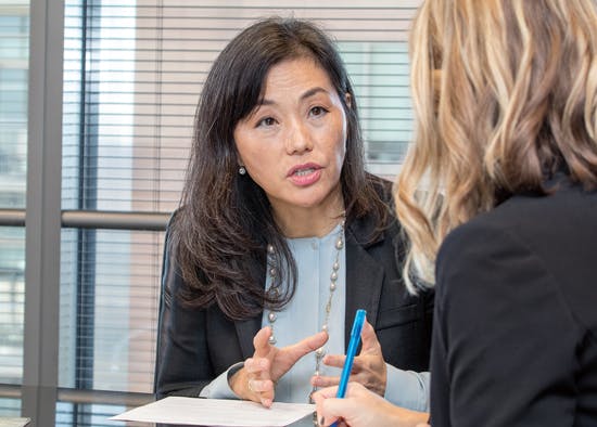 OGFJ's Mikaila Adams speaks with Ernst & Young's Deborah L. Byers.