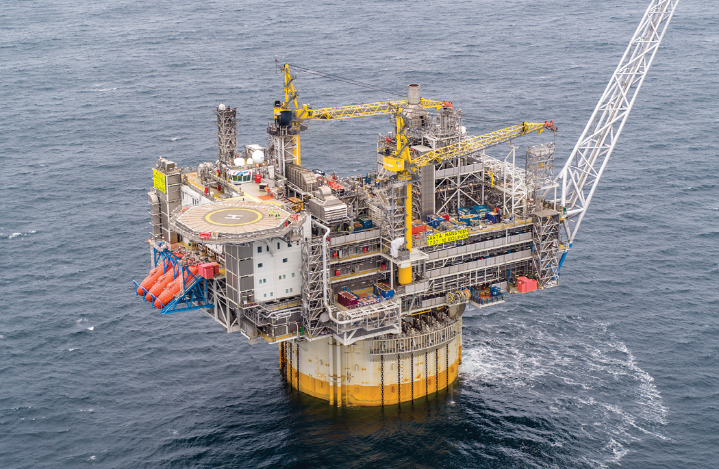 Located in 1,300 m of water in the V&oslash;ring area of the Norwegian Sea, 300 km west of Sandnessj&oslash;en, the Aasta Hansteen field (on stream Dec. 16, 2018) and the Snefrid North discovery (start-up by yearend 2019) have combined reserves estimated at 55.6 billion scm of gas and 600,000 scm of condensate (353 MMboe).