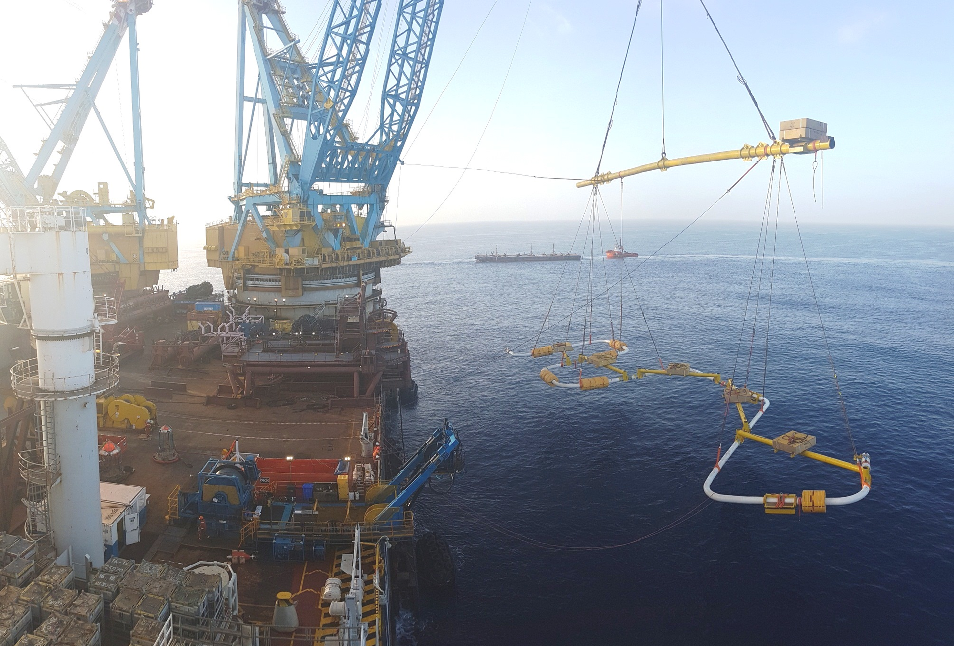 Custom-designed 3D spools linked seabed components of Zohr gas field&rsquo;s transportation system (Fig. 1).