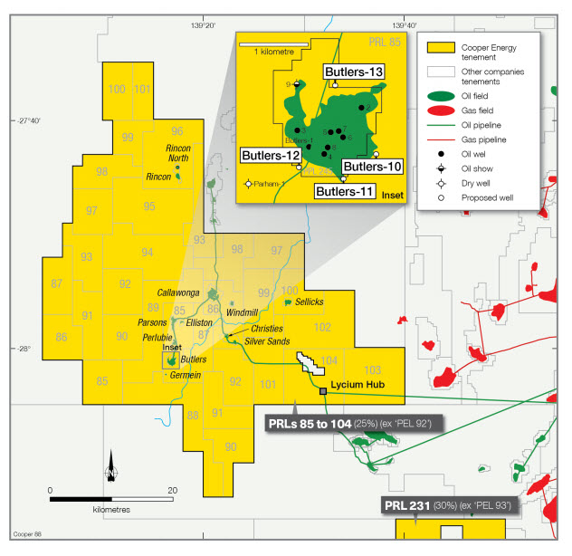 Butlers 2019 appraisal program, Cooper Basin, South Australia