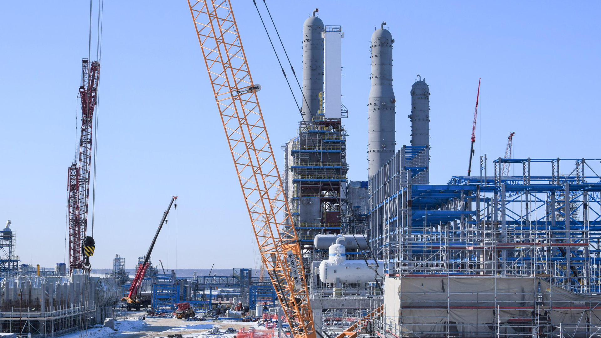 OOO Gazprom Pererabotka Blagoveshchensk's 42 billion-cu m/year grassroots Amur natural gas processing plant near Svobodny in Russia&rsquo;s far-east Amur region.