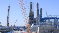 OOO Gazprom Pererabotka Blagoveshchensk's 42 billion-cu m/year grassroots Amur natural gas processing plant near Svobodny in Russia’s far-east Amur region. OOO Gazprom Pererabotka Blagoveshchensk's 42 billion-cu m/year grassroots Amur natural gas processing plant near Svobodny in Russia’s far-east Amur region.