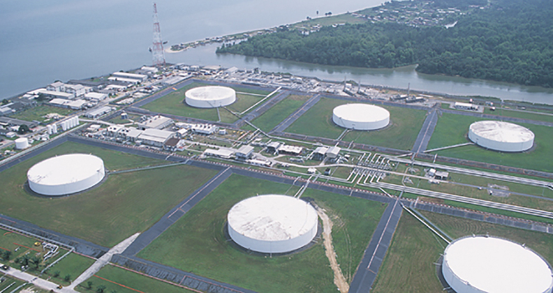 Escravos gas-to-liquids plant in Escravos, Nigeria.