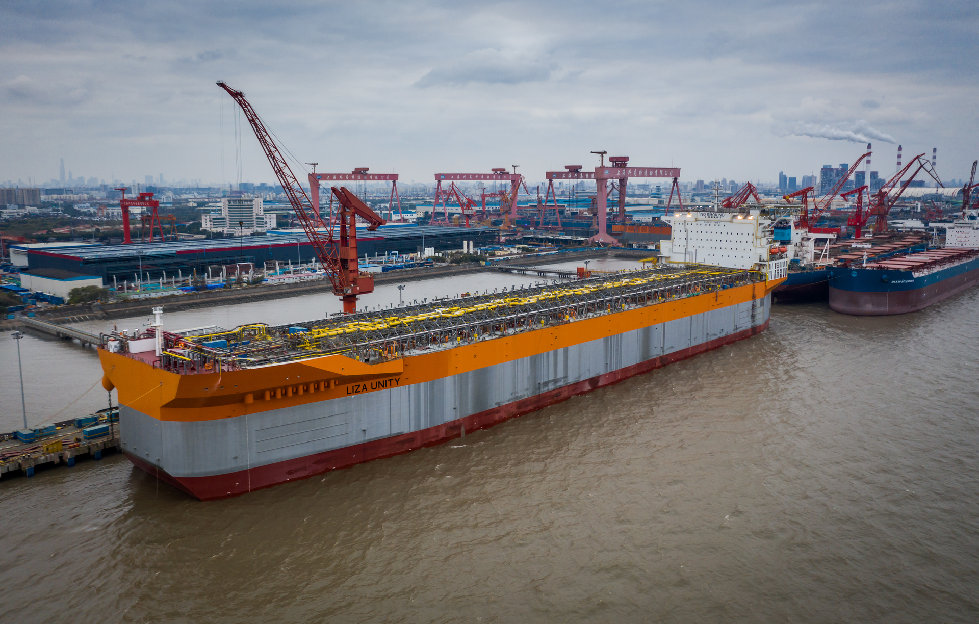 The Prosperity FPSO to be used for the recently sanctioned Payara development offshore Guyana will largely replicate the design of the Liza Unity FPSO, shown here.