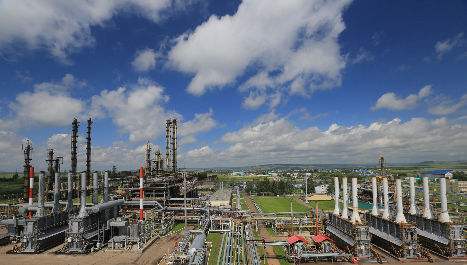 PJSC Tatneft&rsquo;s Minnibayevo gas processing plant in Tatarstan&rsquo;s Almetyevsk region.