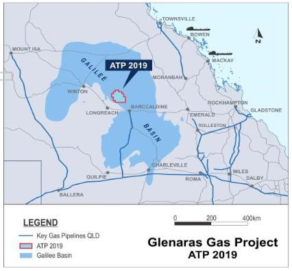 Glenaras coal seam gas pilot project northeast of Longreach in the Galilee basin of central Queensland.