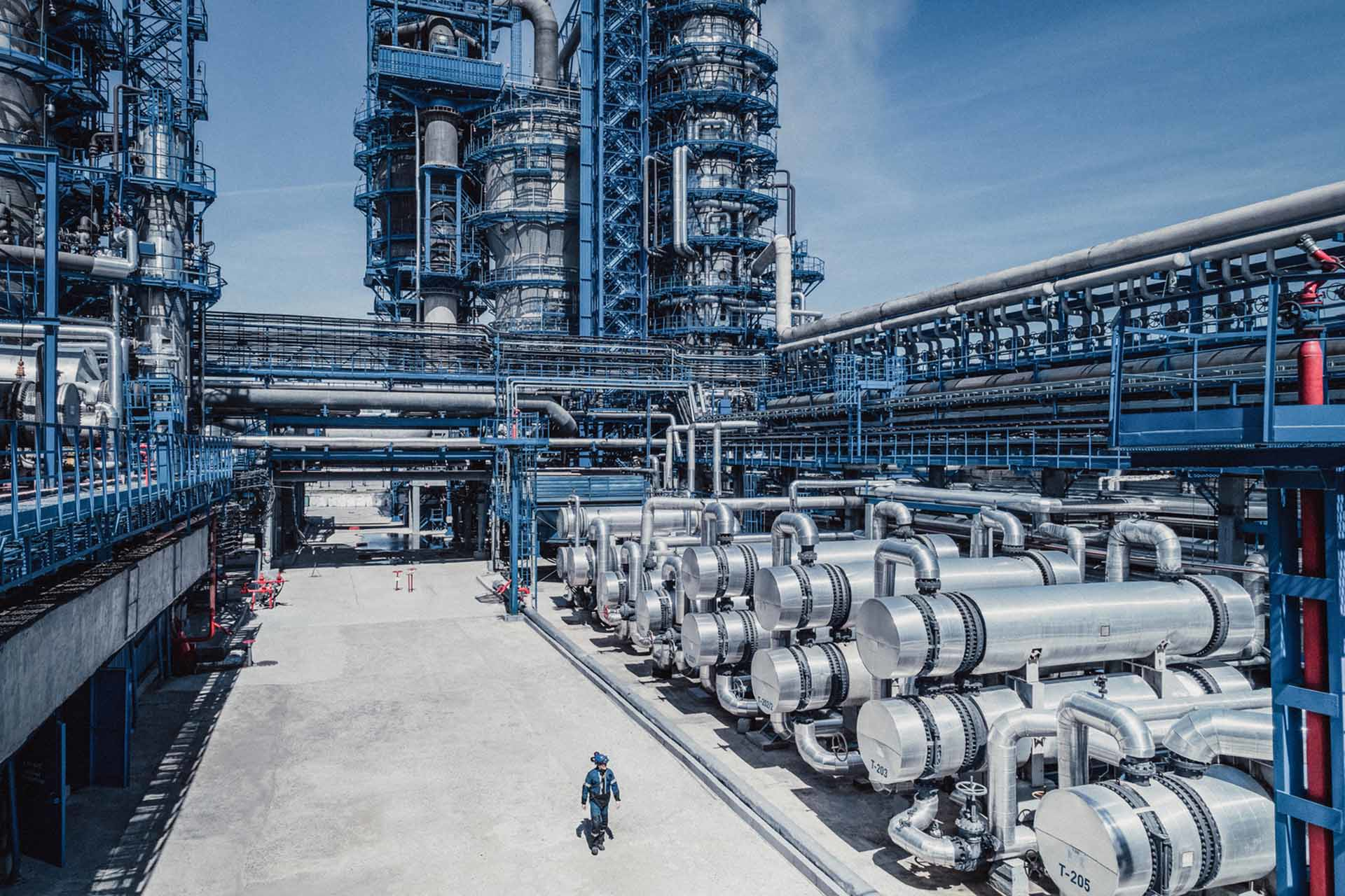 JSC Gazpromneft-ONPZ's 22-million tonnes/year Omsk refinery in Western Siberia.