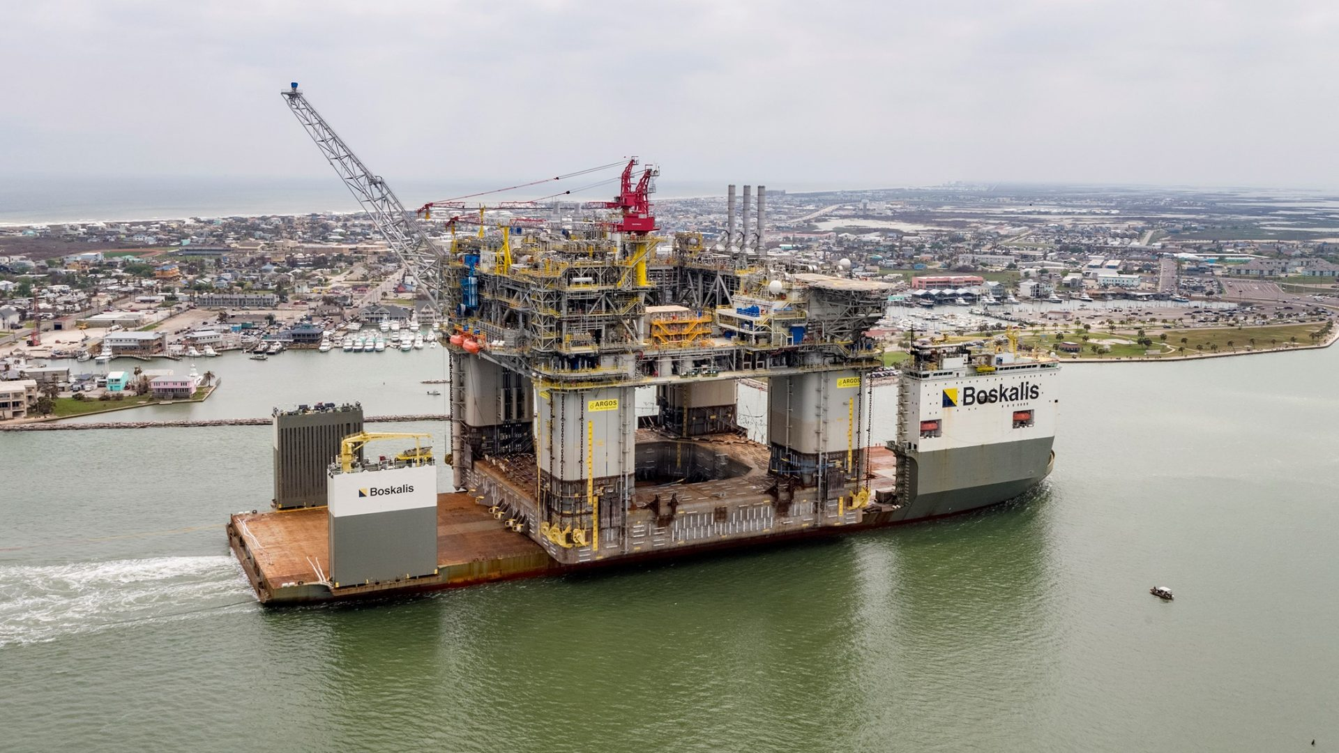 BP&rsquo;s Argos platform arrives in Ingleside, Tex.
