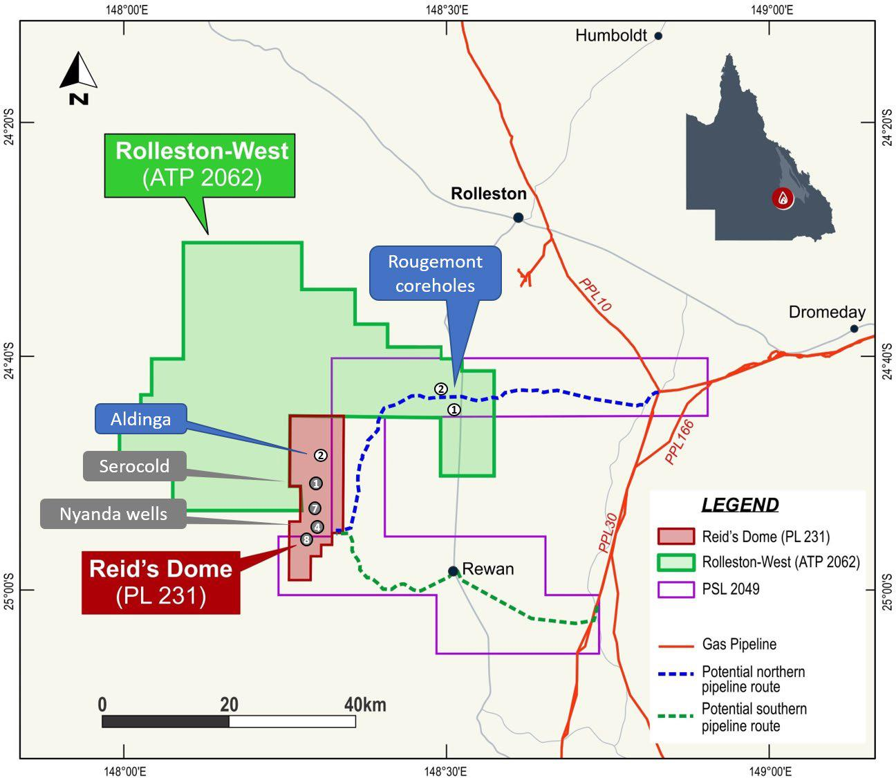 State Gas Ltd., Brisbane, found early success in its Rougemont-1 exploratory coal seam gas well in the 100%-owned ATP 2062 permit in the Bowen basin of central Queensland.