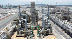 PETRONAS Refinery & Petrochemical Corp.'s Pengerang Integrated Complex in southeastern Johor, Malaysia. PETRONAS Refinery & Petrochemical Corp.'s Pengerang Integrated Complex in southeastern Johor, Malaysia.