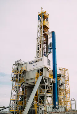 Pace-R801 is the first deployed fully automated land rig and is working in the Permian basin for ExxonMobil (Fig. 4). Pace-R801 is the first deployed fully automated land rig and is working in the Permian basin for ExxonMobil (Fig. 4).