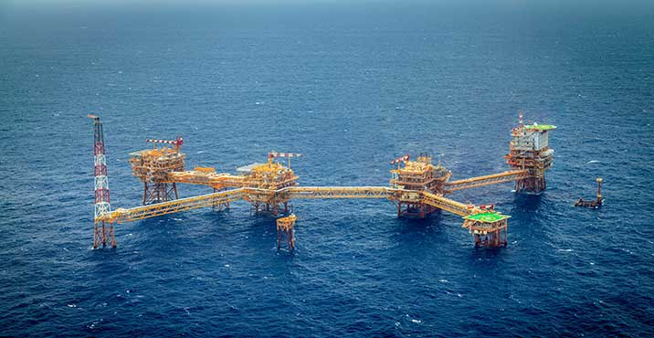 Yadana project offshore Myanmar.