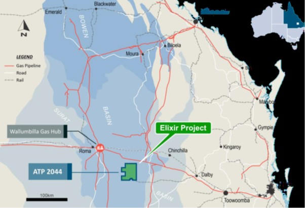 Elixir Energy acquired 100% interest in gas exploration permit in the Taroom Trough in Bowen basin of southeast Queensland.