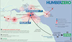 The Immingham industrial cluster on England’s eastern coast accounts for 40% of total UK industrial emissions. (Fig. 5). The Immingham industrial cluster on England’s eastern coast accounts for 40% of total UK industrial emissions. (Fig. 5).