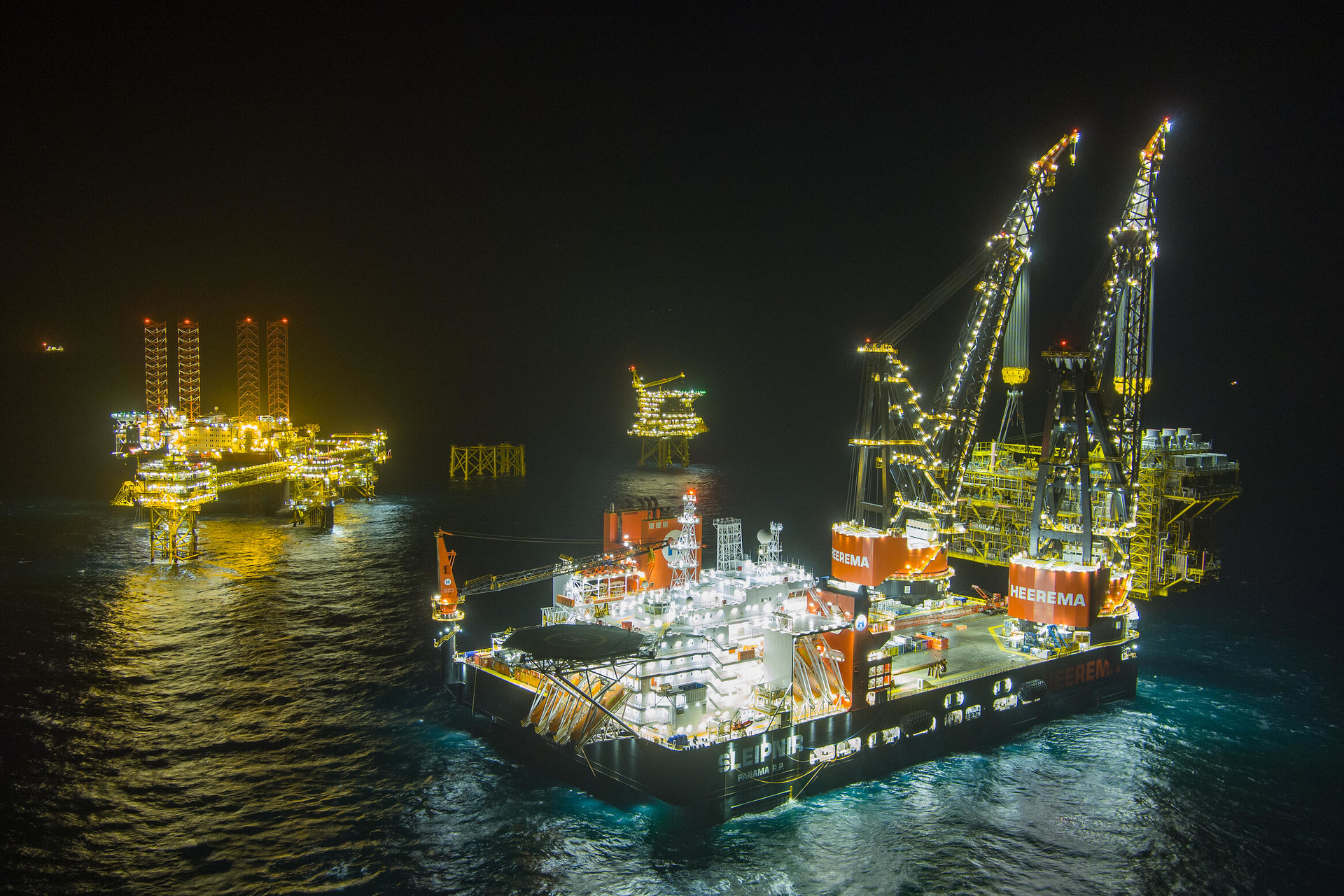 Heerema Marine Contractors safely installed TotalEnergies' biggest Tyra II topside on the last remaining bare jacket at the Tyra field in the North Sea.