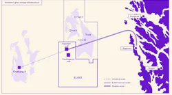 Northern Lights project in the North Sea. Northern Lights project in the North Sea.