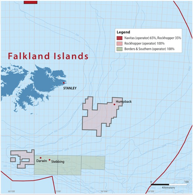 Falkland Islands map.