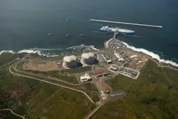 Energía Costa Azul regasification terminal in Baja California, Mexico. Energía Costa Azul regasification terminal in Baja California, Mexico.