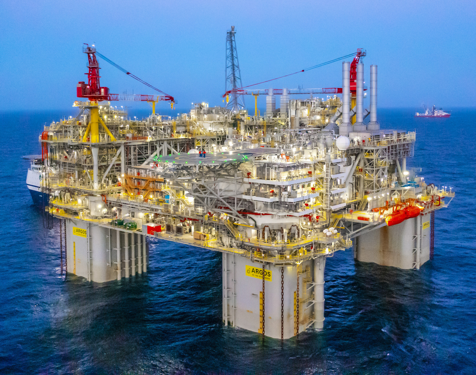 bp's Argos platform in the US Gulf of Mexico.