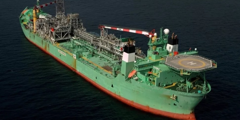 Haewene Brim FPSO on Pierce field in UK North Sea.