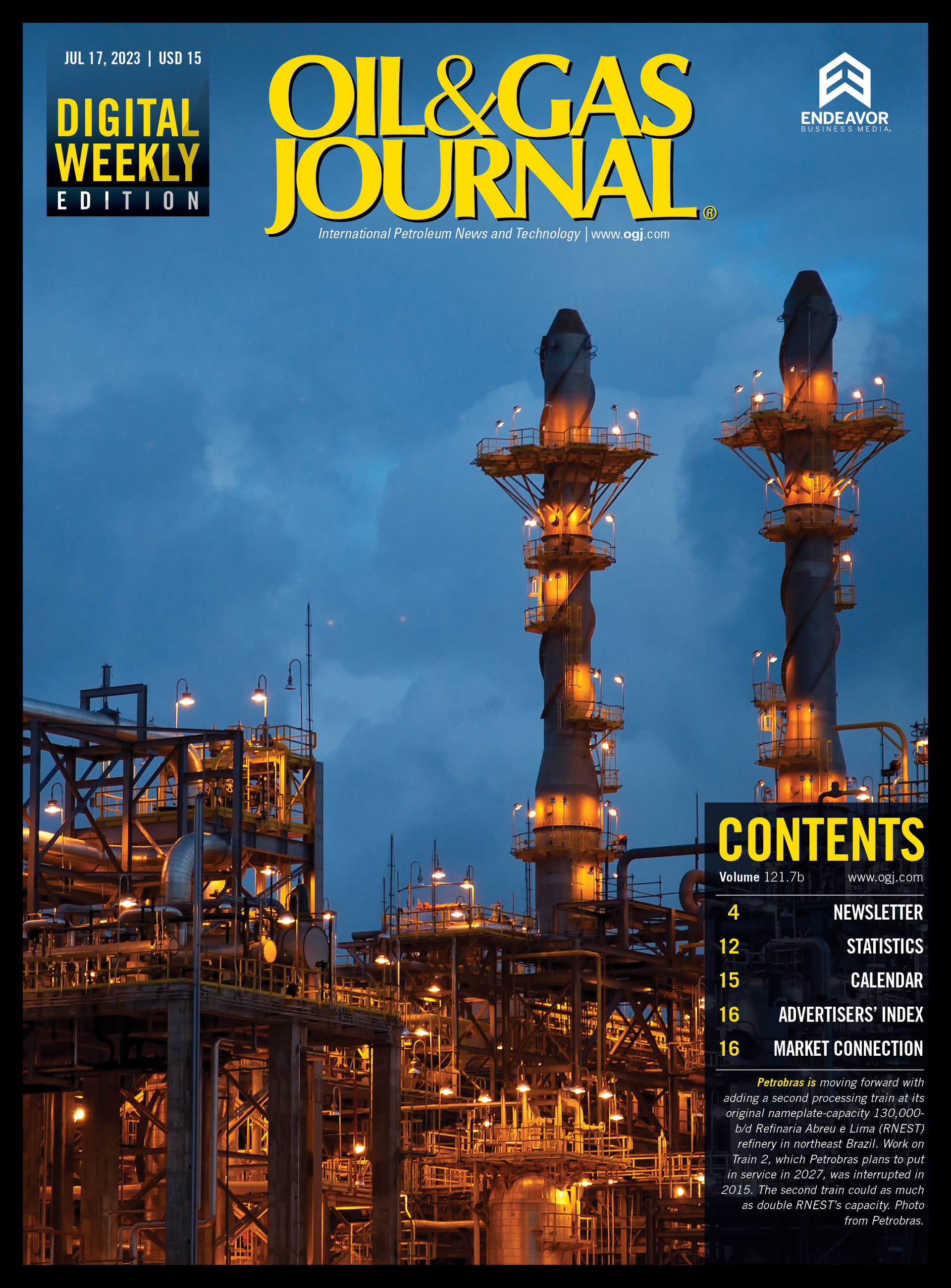 Volume 121, Issue 7b cover image