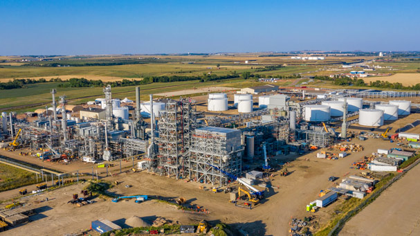 MPC Dickinson renewable fuels plant, North Dakota.