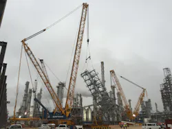 Corpus Christi polymers construction site. Corpus Christi polymers construction site.