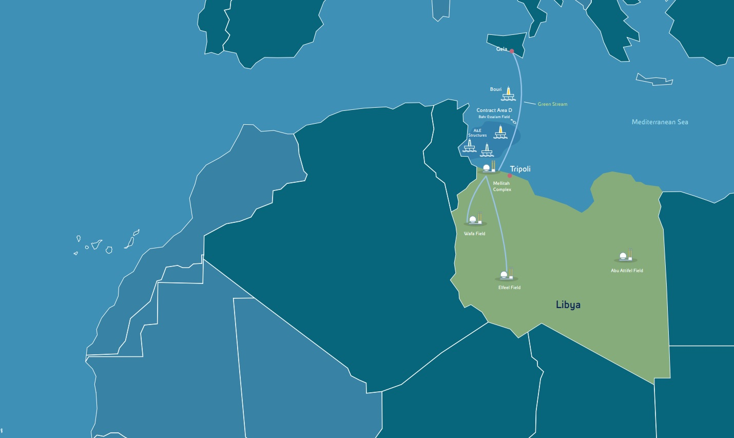 Eni operations, Libya.