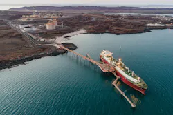 Pluto LNG plant, Karratha Western Australia. Pluto LNG plant, Karratha Western Australia.