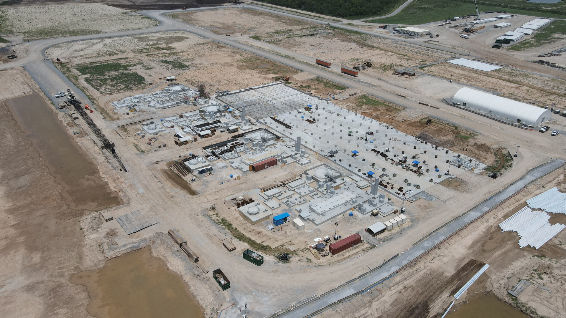 Driftwood LNG construction as of July 13, 2023.