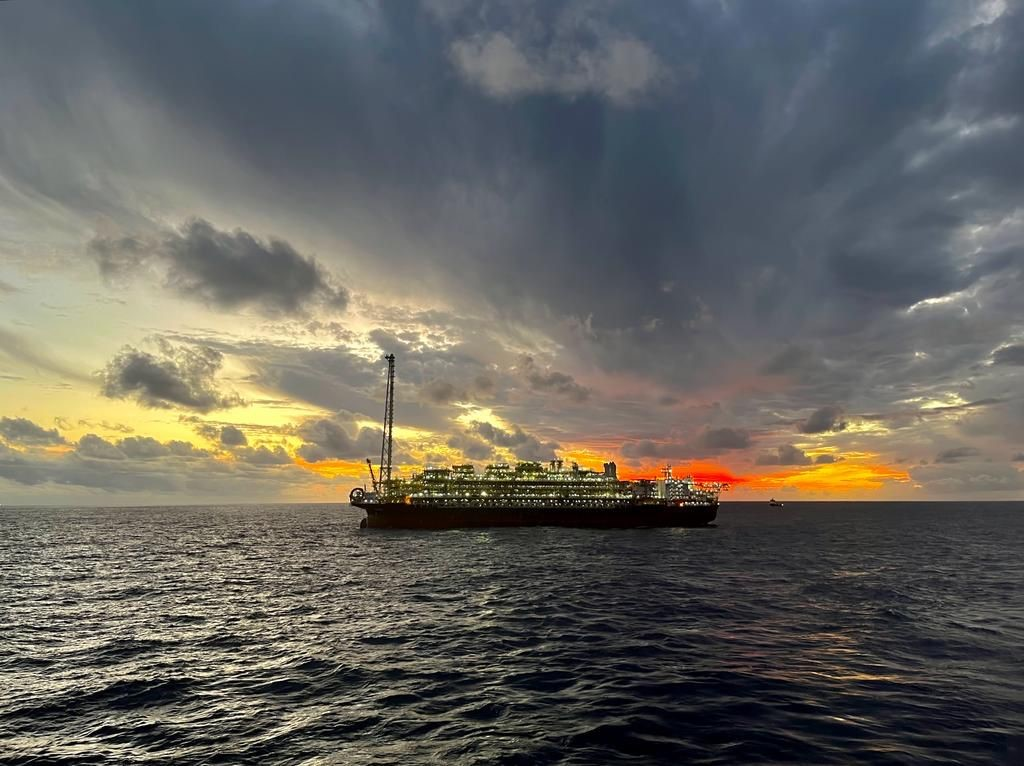 Petrobras' Almirante Barroso FPSO offshore Brazil.