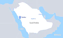 Location of Yanbu Saudi Arabia project. Location of Yanbu Saudi Arabia project.