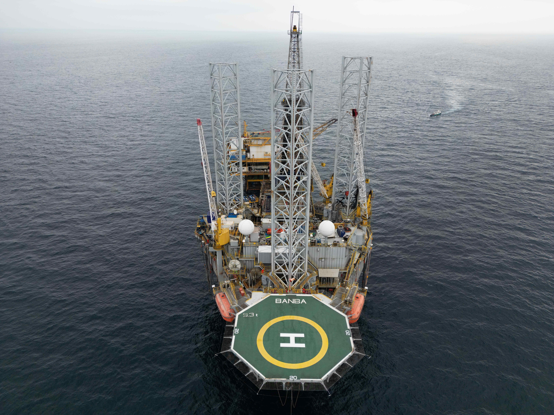 Banba rig on Hylia field, offshore Gabon.