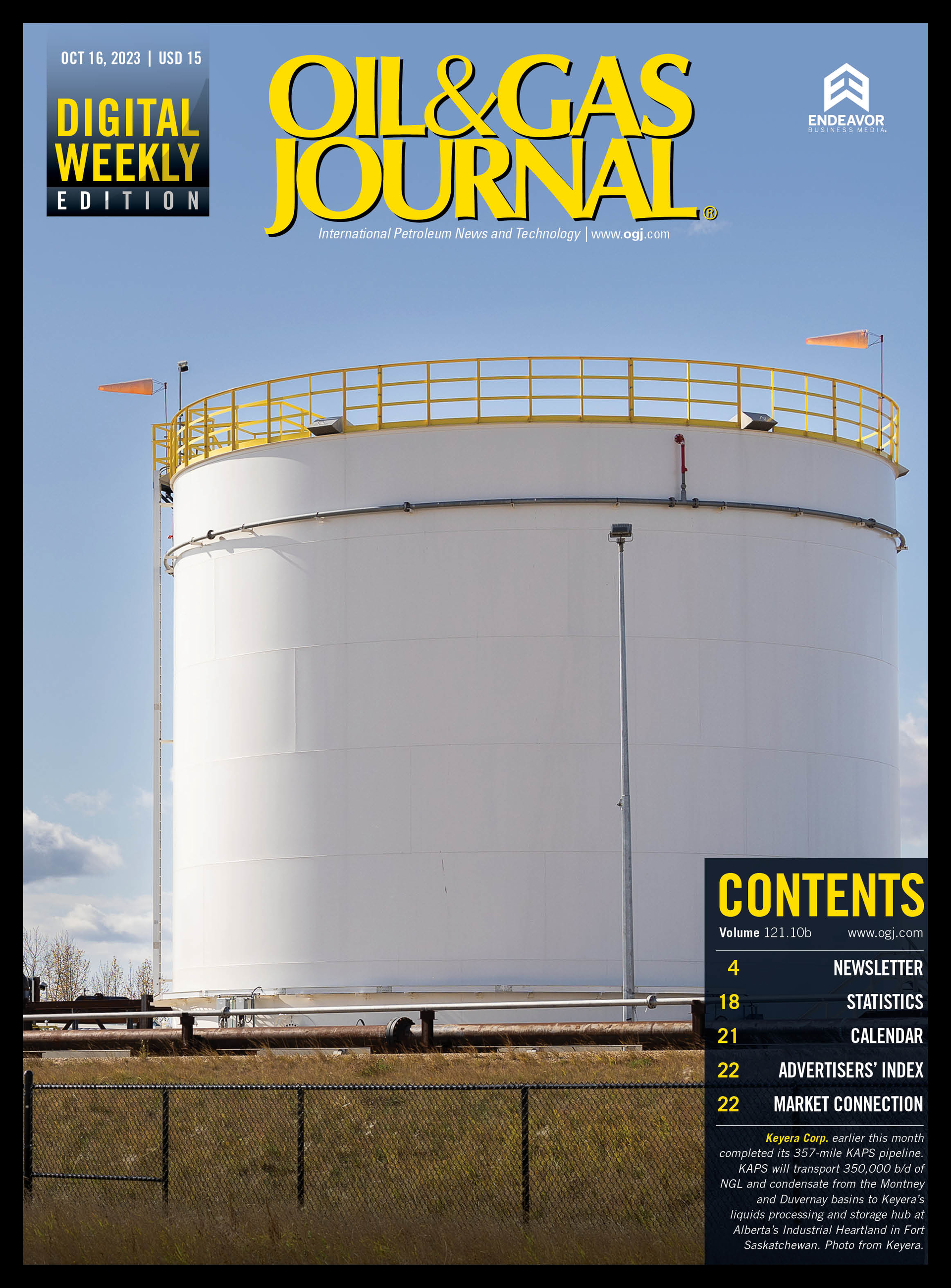 Volume 121, Issue 10b cover image