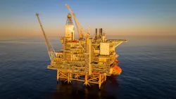 The Grane platform receives the well stream from Breidablikk in the North Sea. The Grane platform receives the well stream from Breidablikk in the North Sea.